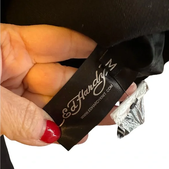 🔥Ed Hardy Christian Audigier Military Double Breasted Blazer SZ M NWT - Picture 6 of 11